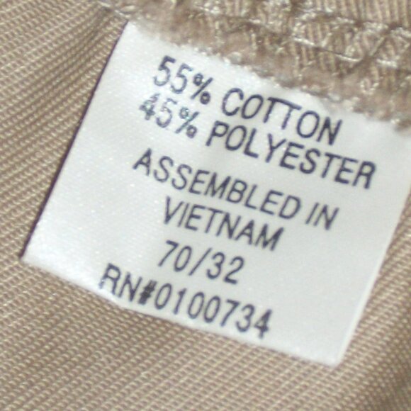 FALCON BAY NWT Khakis Pants 70x32 Pleated Relaxed Fit Big and Tall - Picture 6 of 10